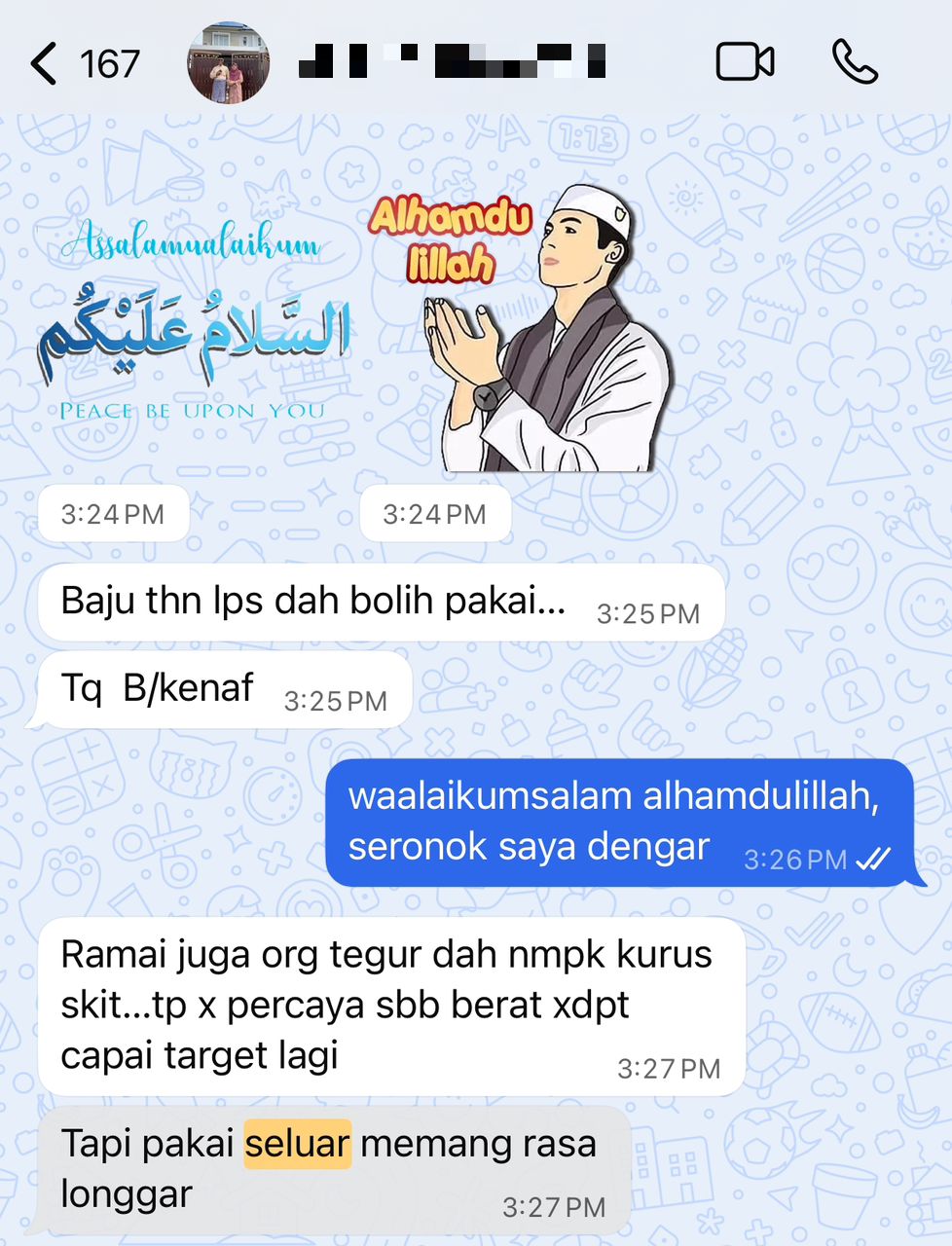 Testimoni WhatsApp pengguna