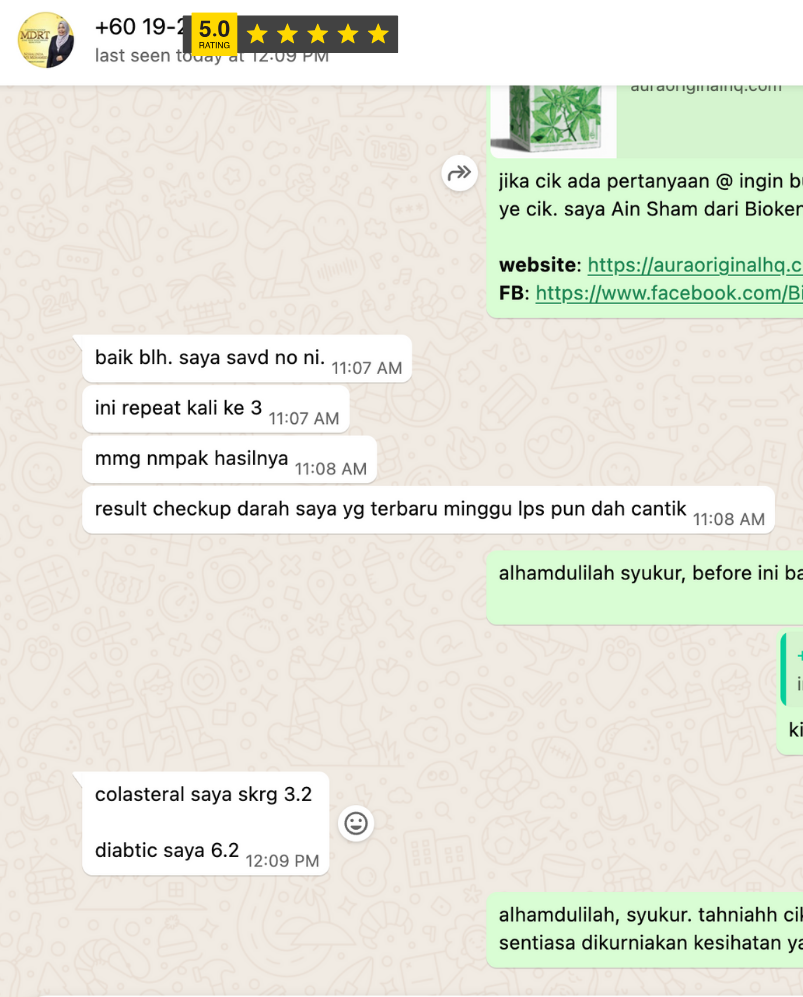 Testimoni kolesterol
